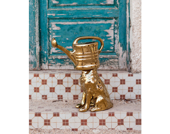 Pols Potten Wolf Watering Can Ornament Lifestyle
